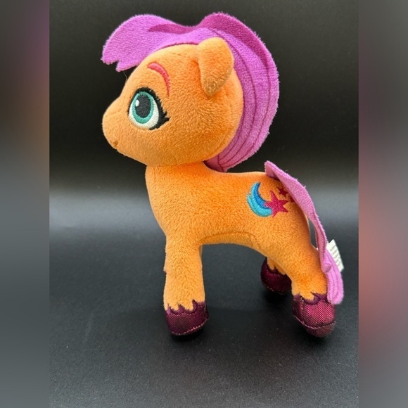 My Little Pony 7" Sunny Starscout Plush Horse Figure Stuffed Animal Orange MLP - Picture 3 of 7
